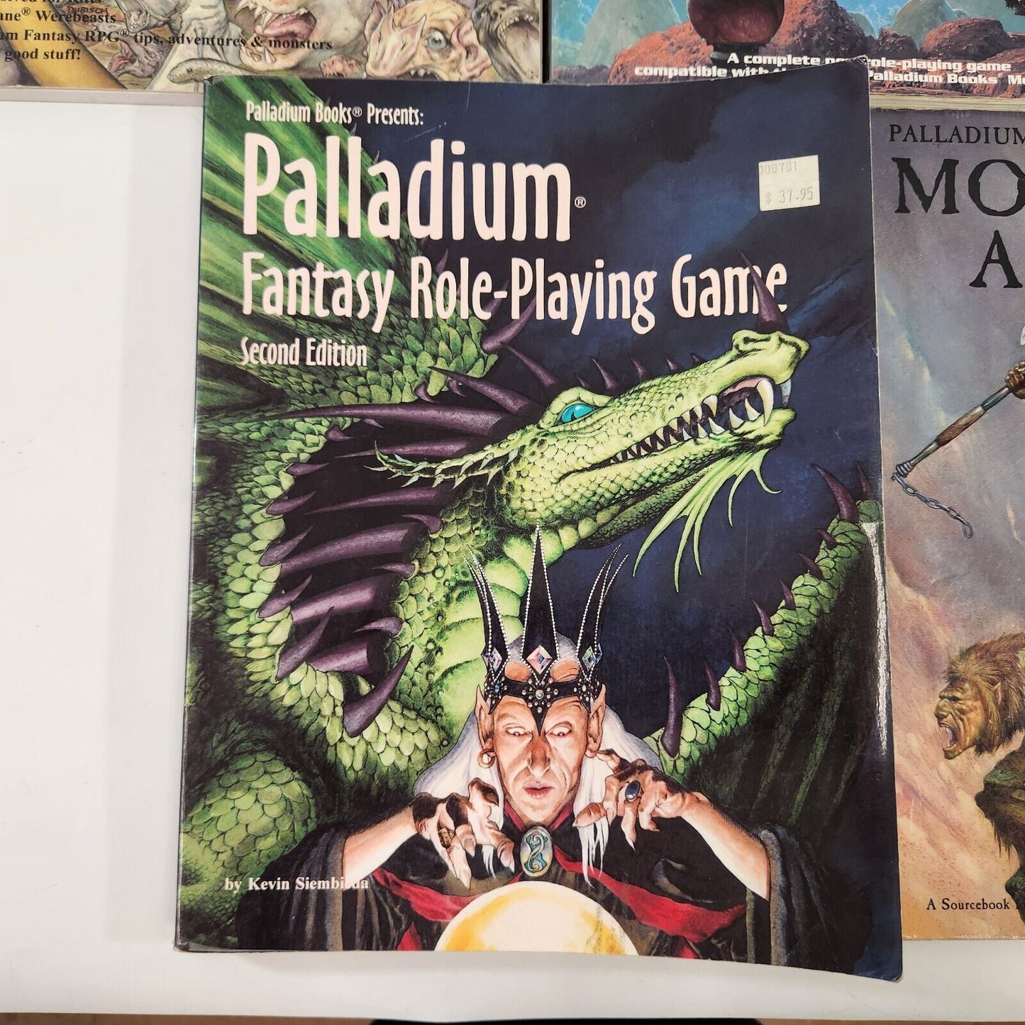 Palladium RPG Book Lot Rifts Rifters Dragons Gods Monsters Animals Fantasy Guide