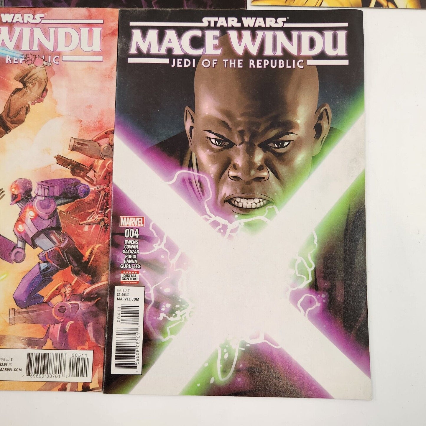 Star Wars Mace Windu #1-5 Jedi of the Republic 2007 Comic Book Lot VF+ Marvel