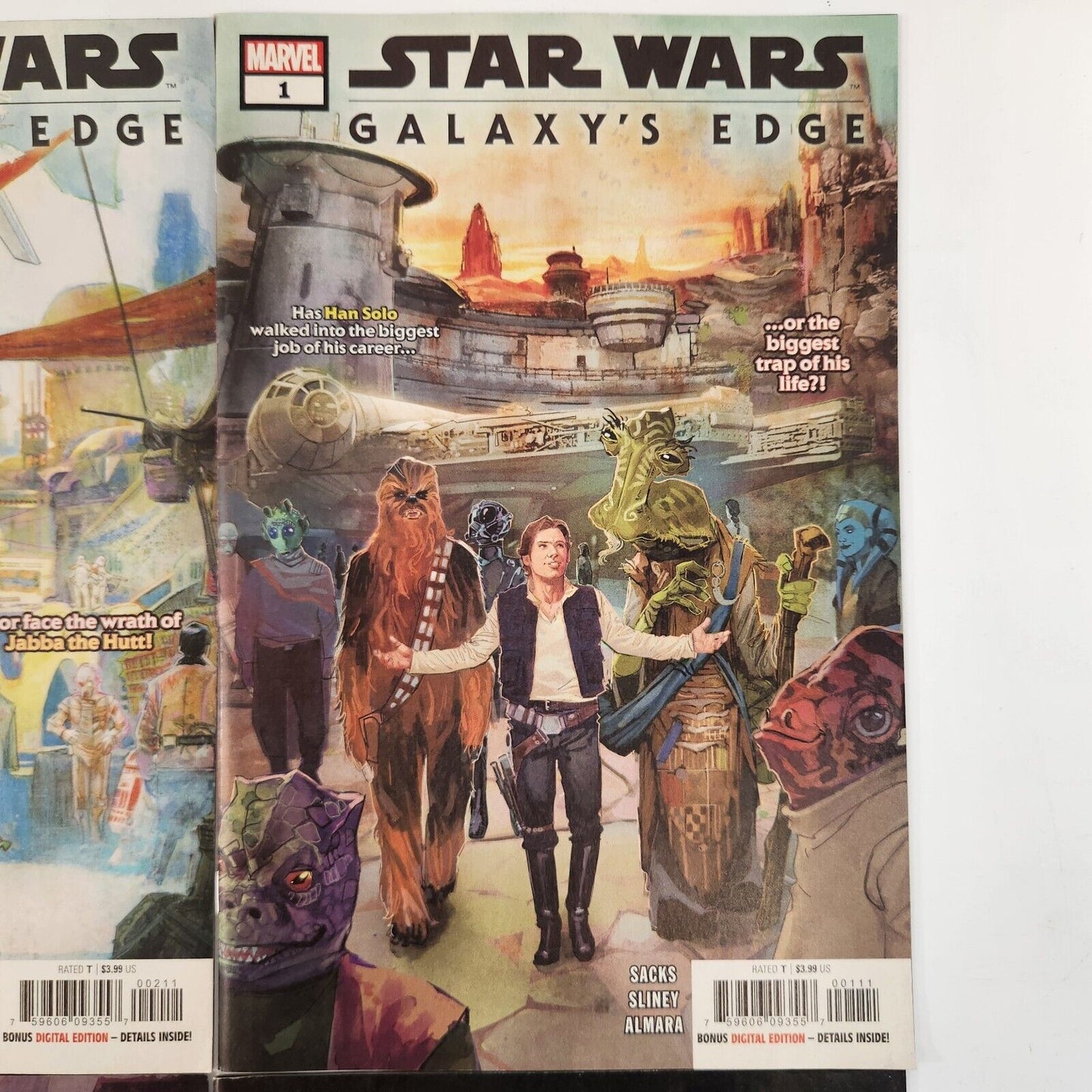 Star Wars Galaxy's Edge #1 2 4 5 Comic Book Lot NM- Marvel Greedo Han Solo App