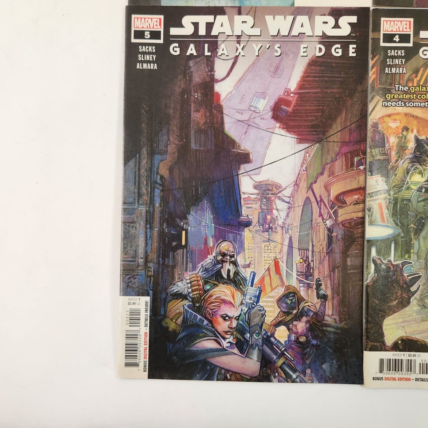 Star Wars Galaxy's Edge #1 2 4 5 Comic Book Lot NM- Marvel Greedo Han Solo App