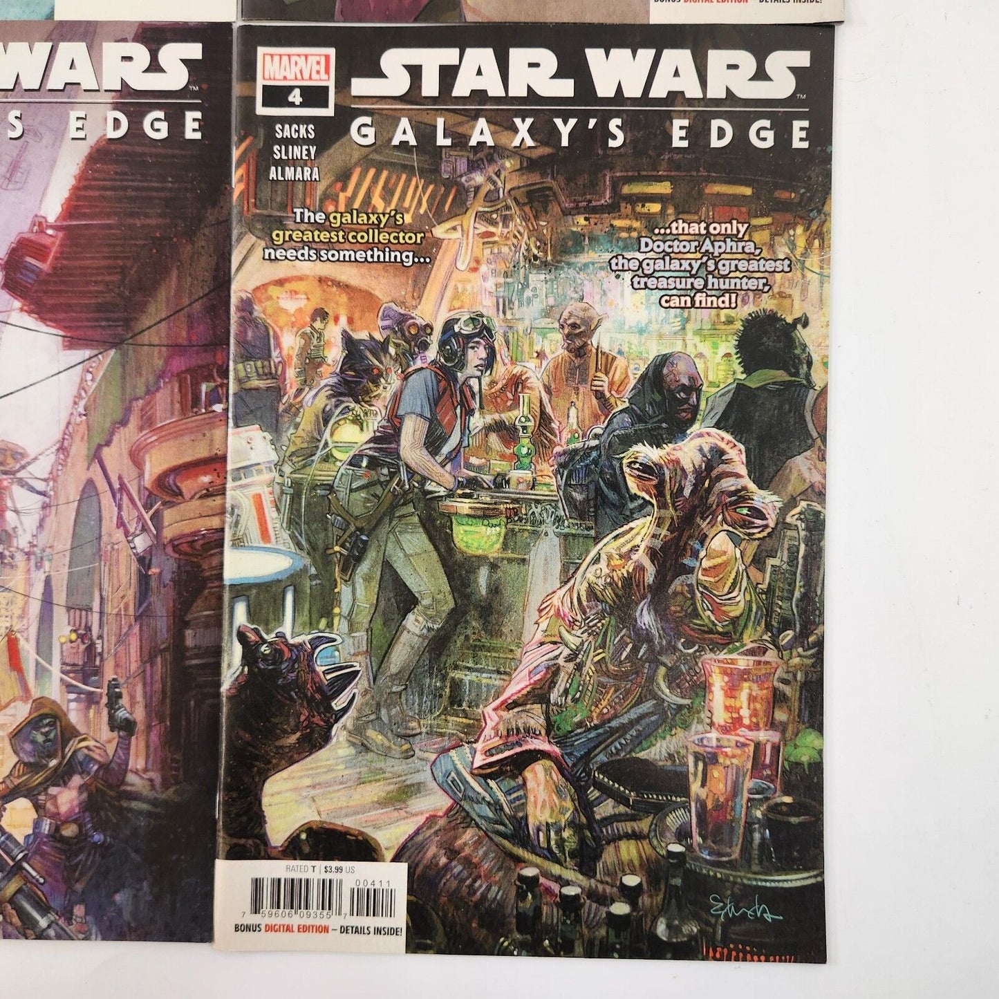 Star Wars Galaxy's Edge #1 2 4 5 Comic Book Lot NM- Marvel Greedo Han Solo App