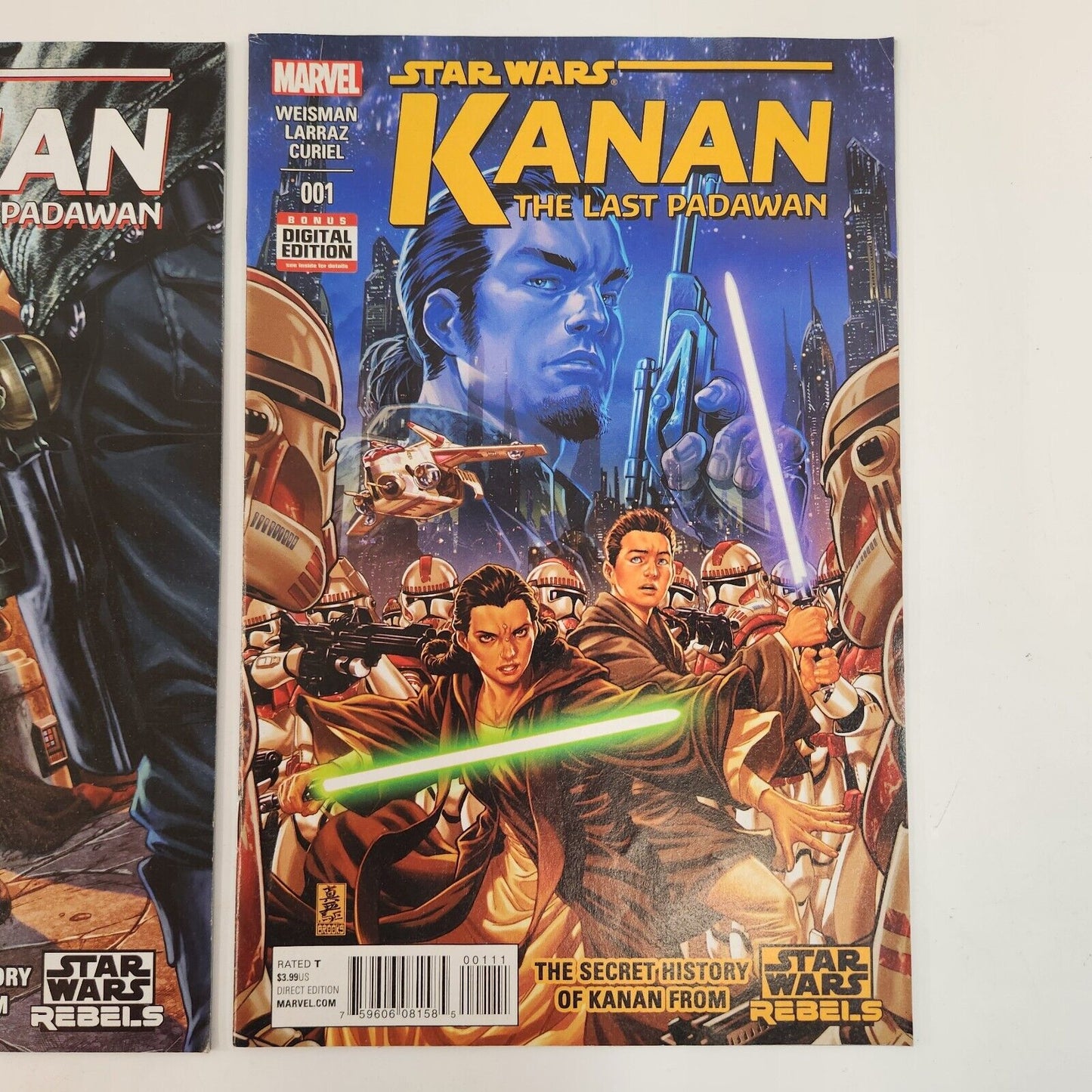 Star Wars Kanan #1-3 The Last Padawan Rebels Comic Book Lot VF to VF+ Marvel