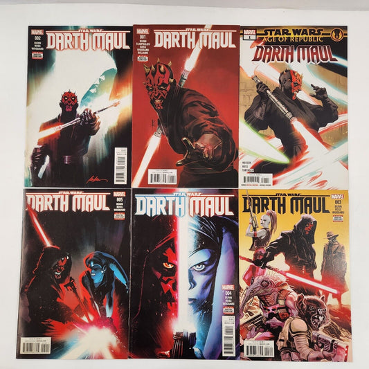 Star Wars Darth Maul 2017 #1-5 + 2019 One-Shot Comic Book Lot VF Marvel