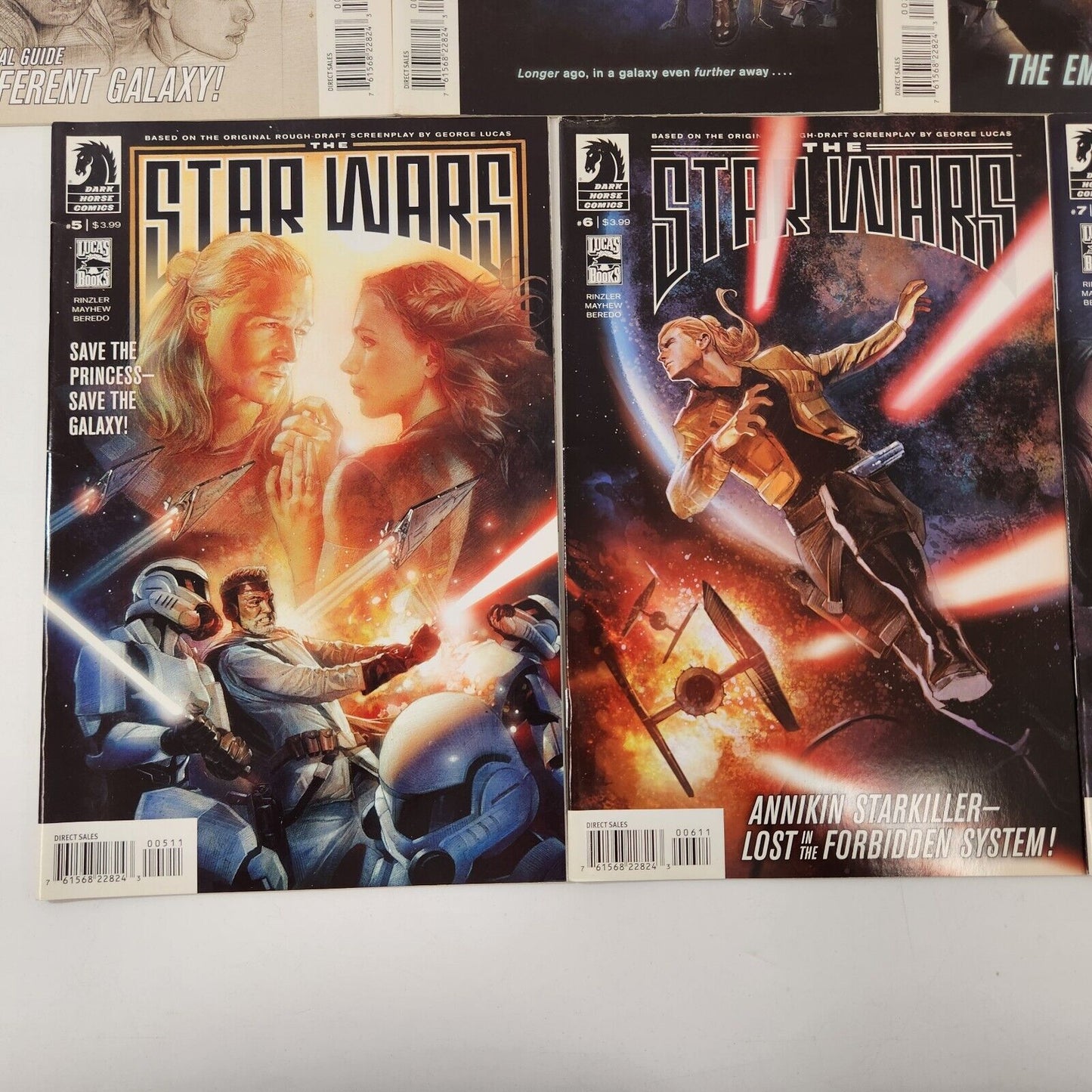 Star Wars Original Draft #0-8 Dark Horse Comics Lot of 9 VF- NM-