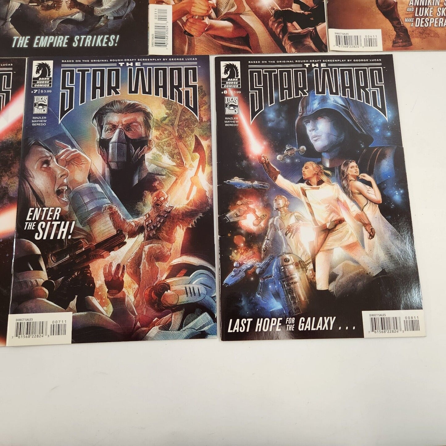 Star Wars Original Draft #0-8 Dark Horse Comics Lot of 9 VF- NM-