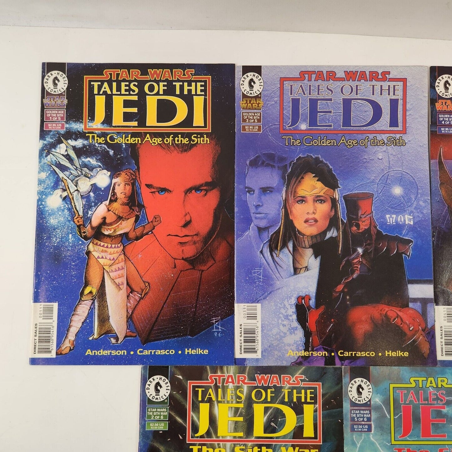 Star Wars Tales of the Jedi Golden Age of the Sith / Sith War Dark Horse Comics