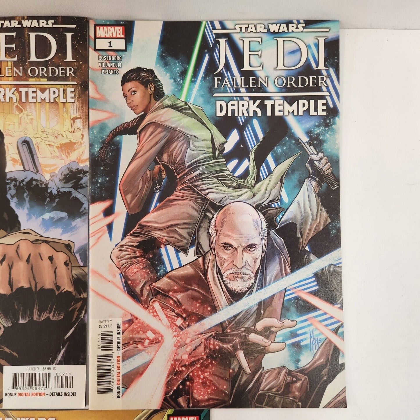 Star Wars Jedi Fallen Order Dark Temple #1-5 Comic Book Lot 2019 Marvel