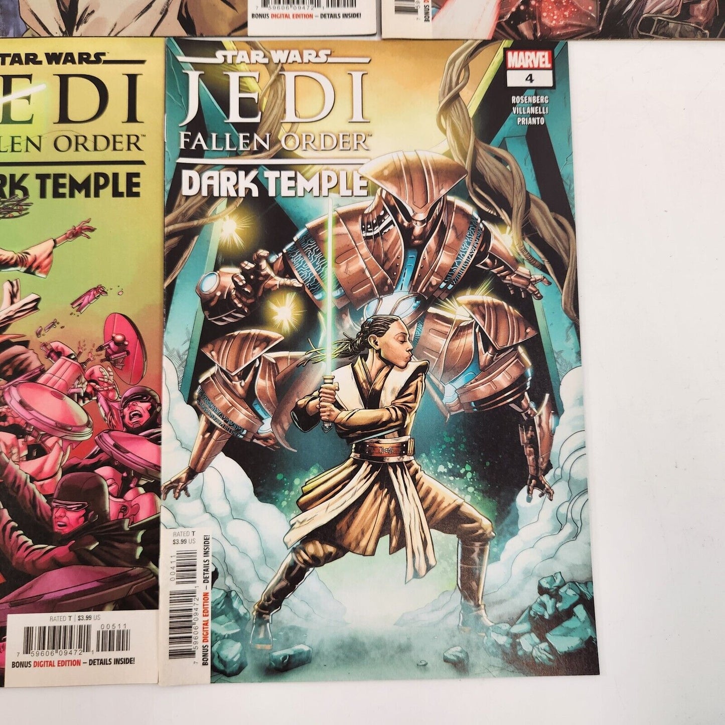 Star Wars Jedi Fallen Order Dark Temple #1-5 Comic Book Lot 2019 Marvel