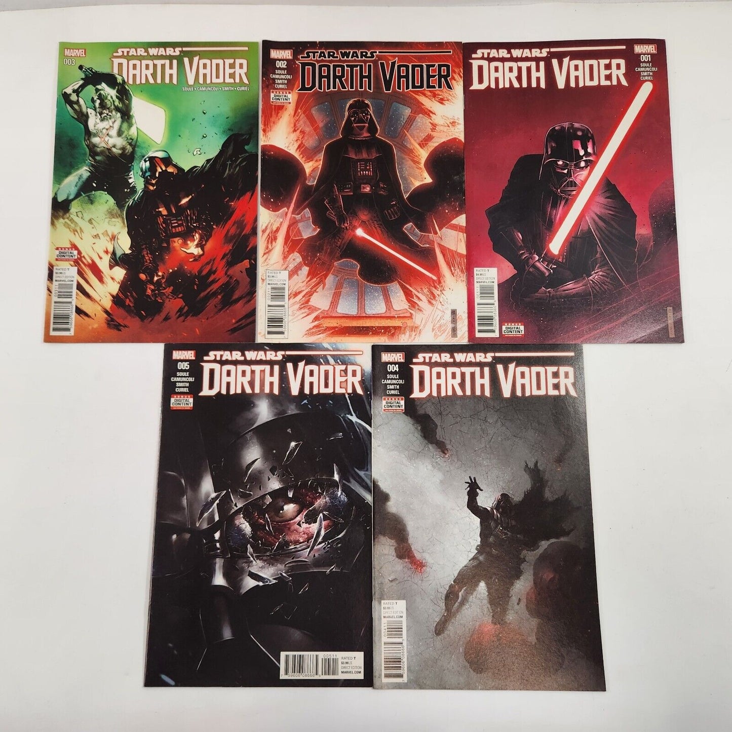 Star Wars Darth Vader #1-25 Complete Series Full Run Comic Book Lot Marvel VF+