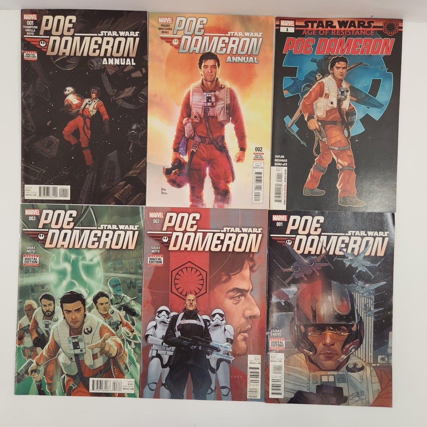 Star Wars Poe Dameron #1-31 Complete Series + Annual & One-shot Comic Book Lot