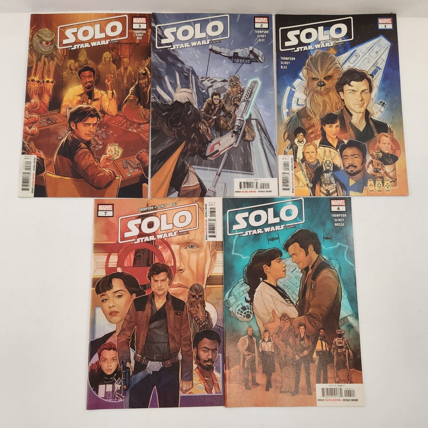 Star Wars Han Solo #1-5 Lando #1 2 3 5 Chewbacca #2 3 5 +Solo Comic Book Lot