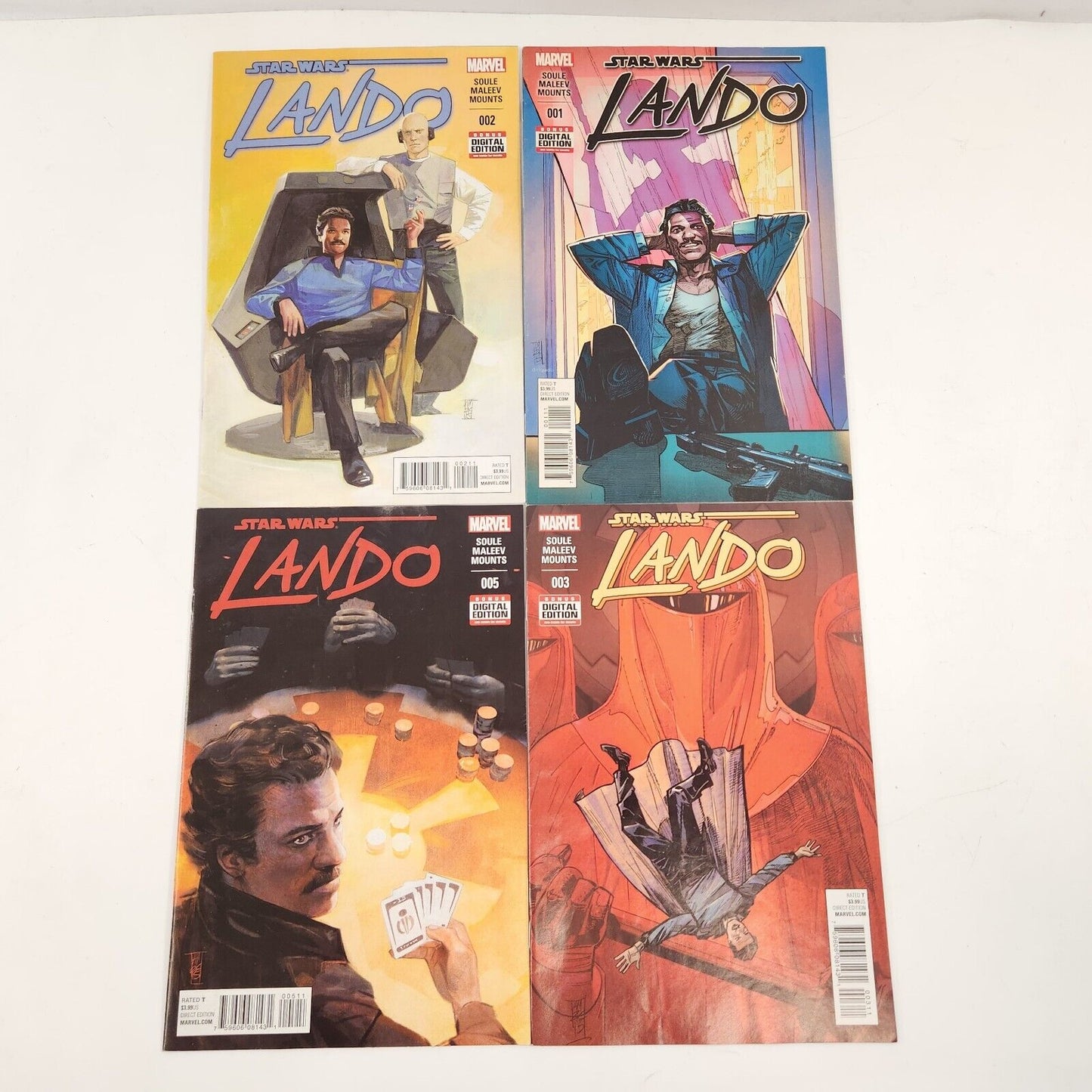 Star Wars Han Solo #1-5 Lando #1 2 3 5 Chewbacca #2 3 5 +Solo Comic Book Lot