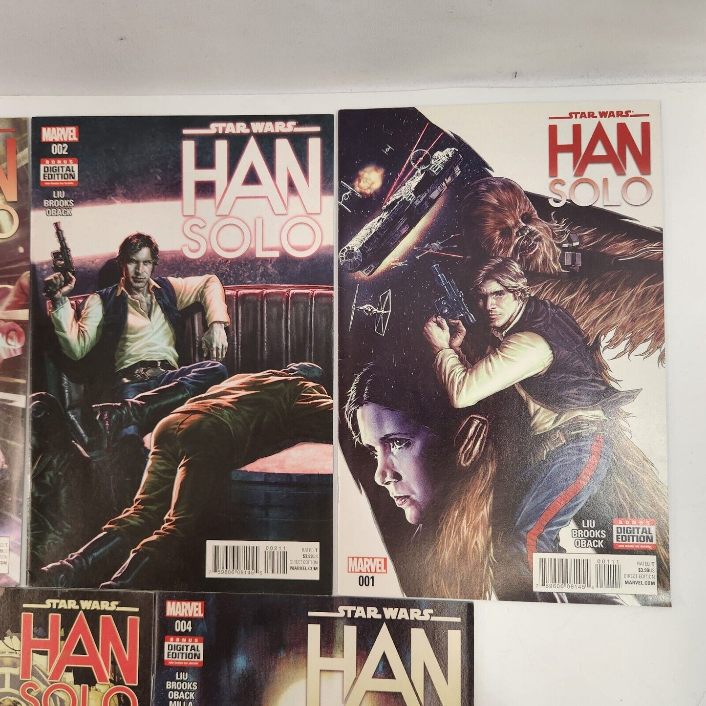 Star Wars Han Solo #1-5 Lando #1 2 3 5 Chewbacca #2 3 5 +Solo Comic Book Lot