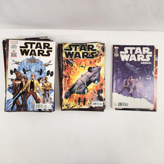 Star Wars #1-19 #21-66 #68 #69 #71 #73-75 and Annuals #1-4 Large Comic Book Lot