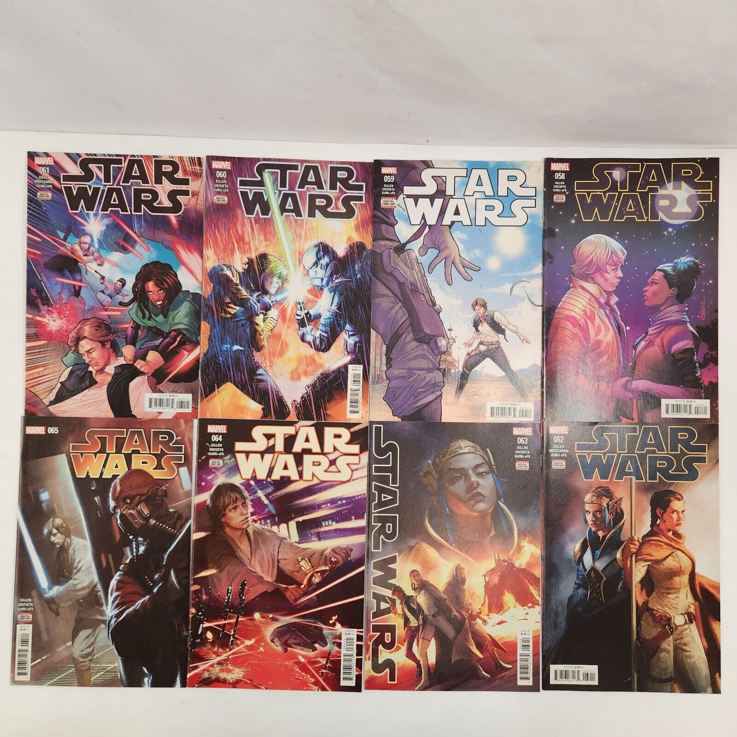 Star Wars #1-19 #21-66 #68 #69 #71 #73-75 and Annuals #1-4 Large Comic Book Lot