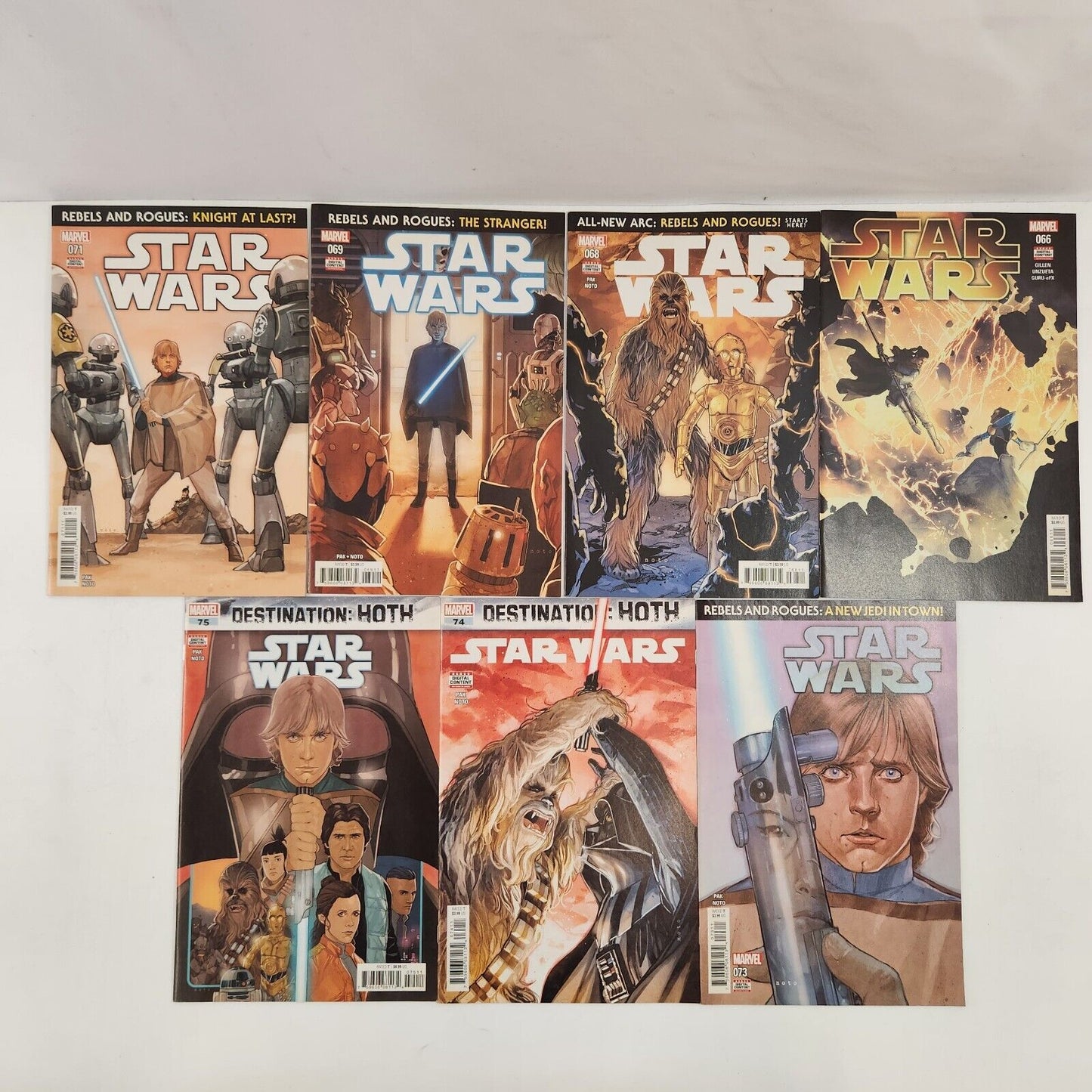 Star Wars #1-19 #21-66 #68 #69 #71 #73-75 and Annuals #1-4 Large Comic Book Lot