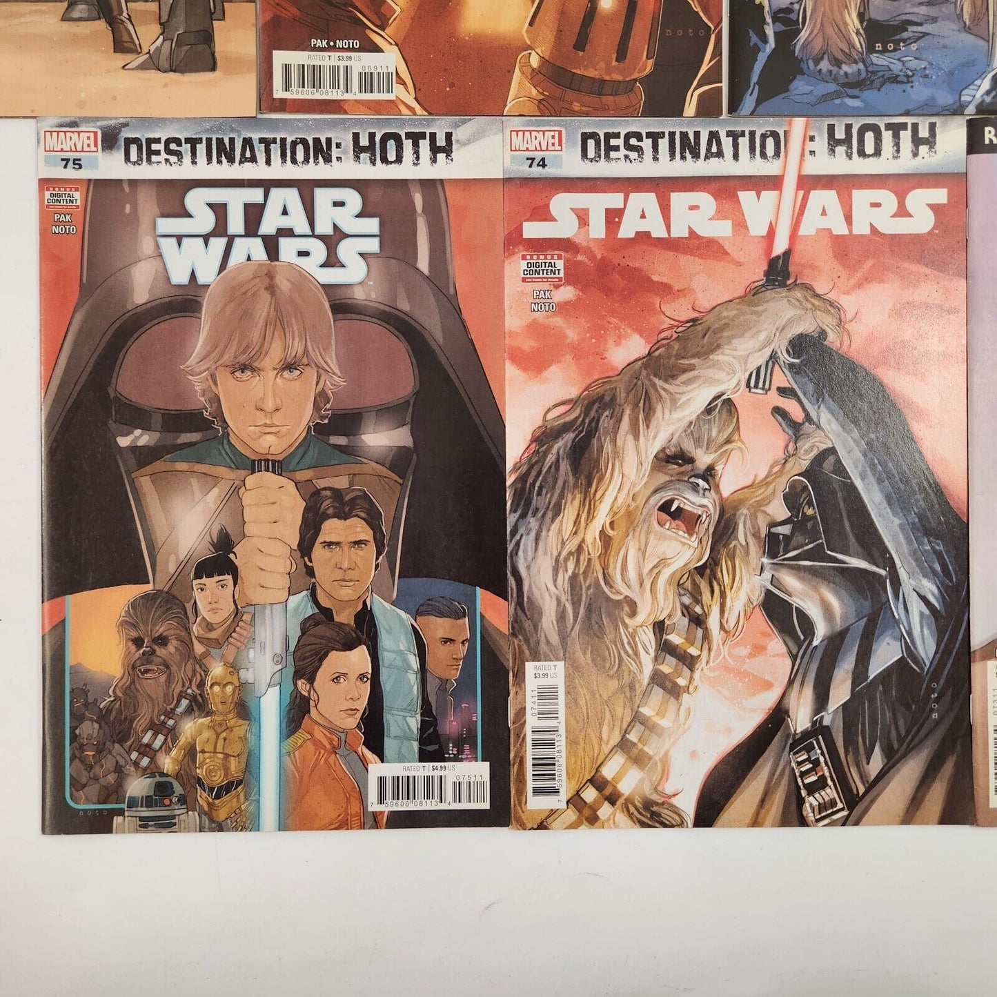 Star Wars #1-19 #21-66 #68 #69 #71 #73-75 and Annuals #1-4 Large Comic Book Lot