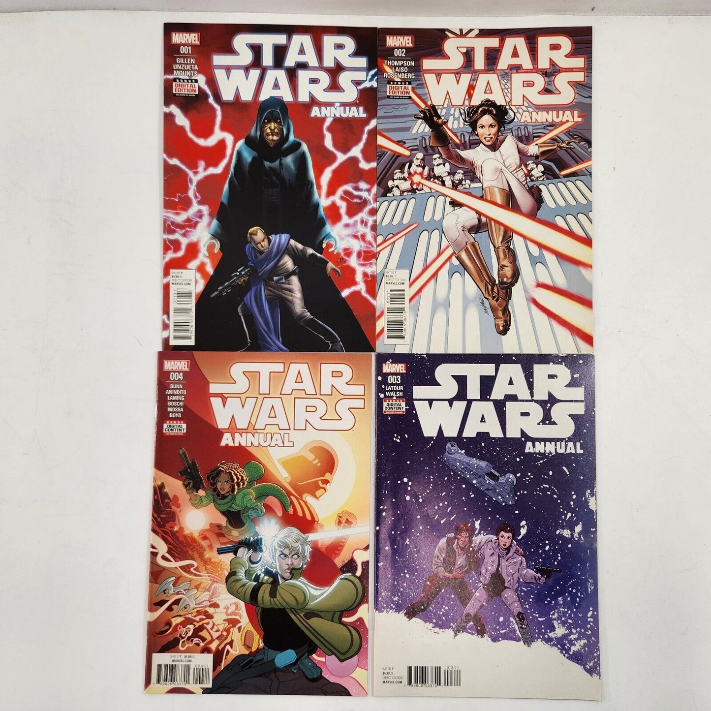 Star Wars #1-19 #21-66 #68 #69 #71 #73-75 and Annuals #1-4 Large Comic Book Lot