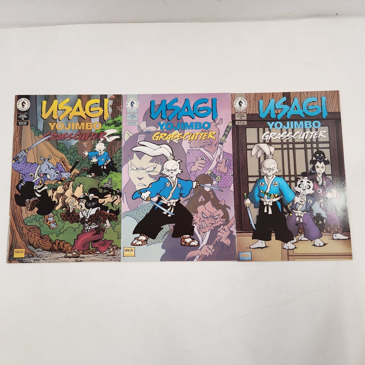 Usagi Yojimbo Grass Cutter #13-21 #30 32 34 Dark Horse Comic Book Lot of 12 VF+