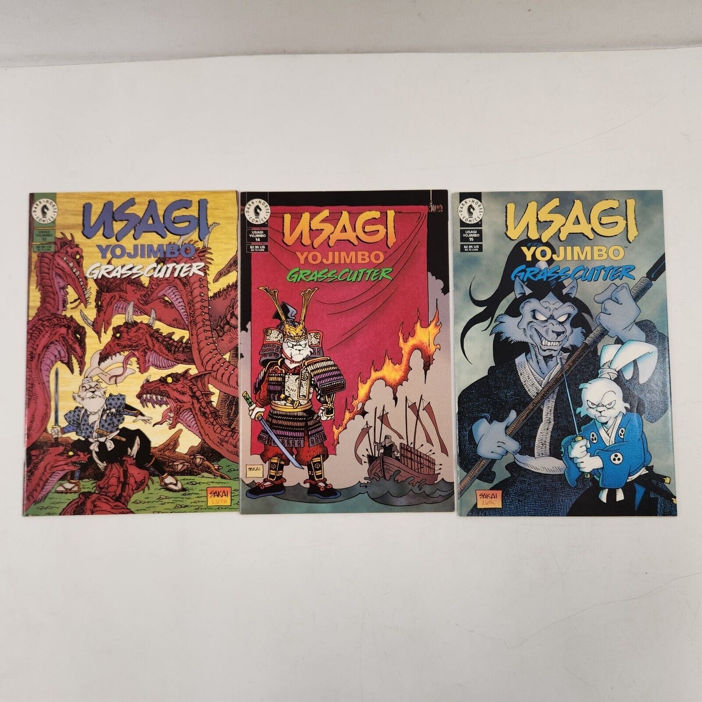 Usagi Yojimbo Grass Cutter #13-21 #30 32 34 Dark Horse Comic Book Lot of 12 VF+