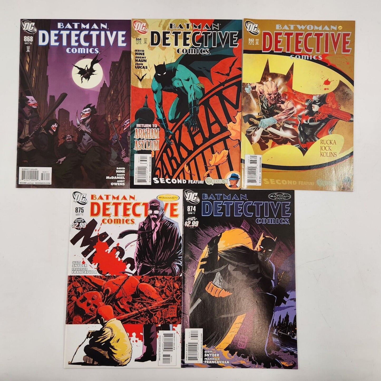 Batman Detective #854-864 #868 #874-879 #881 DC Comic Book Lot VF+