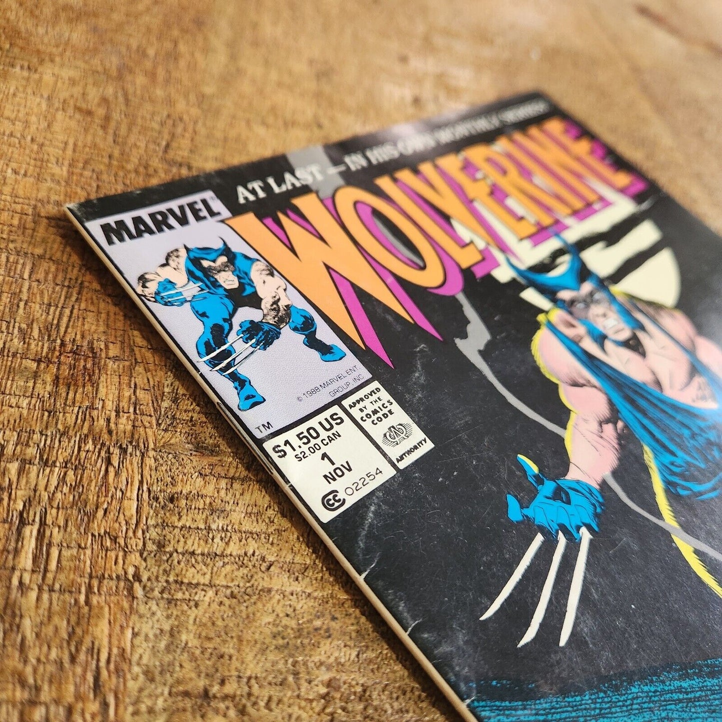 Wolverine #1 (1988) Newsstand Edition Marvel Comic Book FN/VF 7.0