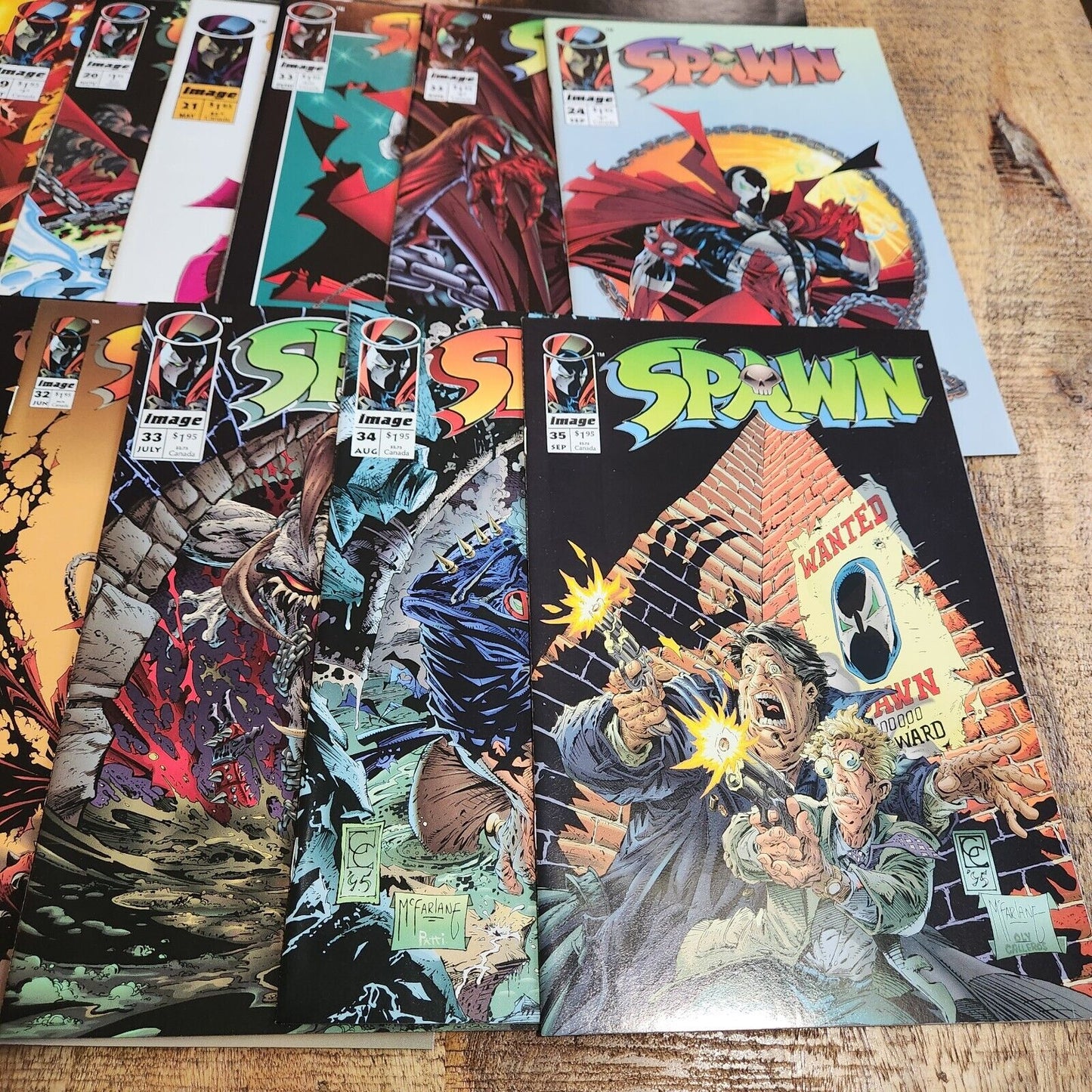 Spawn #3-35 Image Comics Lot of 33 NM- 9.2 Todd McFarlane Capullo Orzechowski