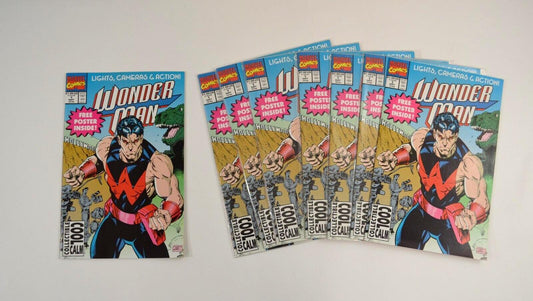 Wonder Man #1 September 1991 Marvel Comic Book Lot of 8 NM 9.2