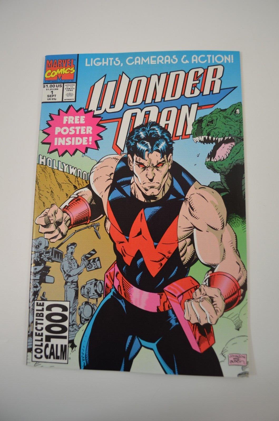Wonder Man #1 September 1991 Marvel Comic Book Lot of 8 NM 9.2