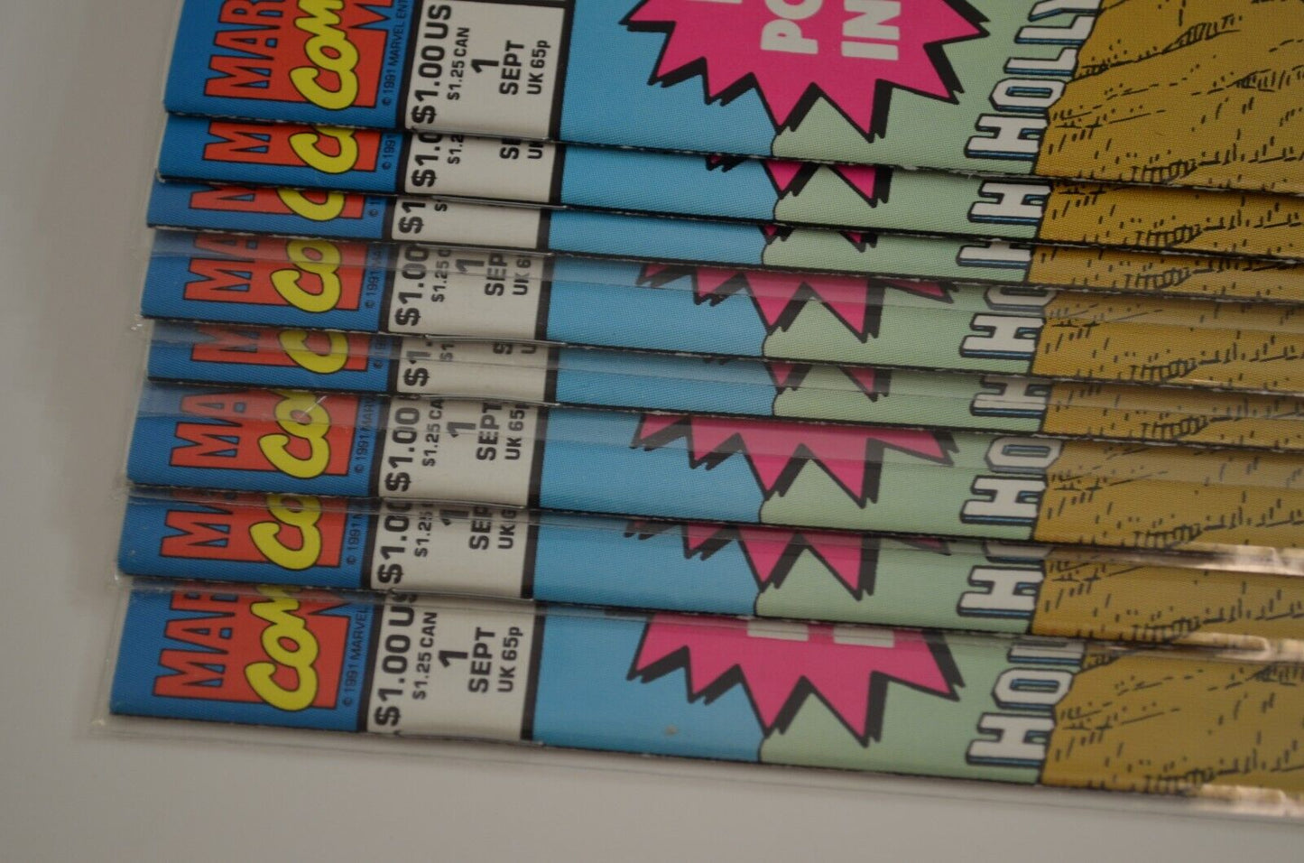 Wonder Man #1 September 1991 Marvel Comic Book Lot of 8 NM 9.2