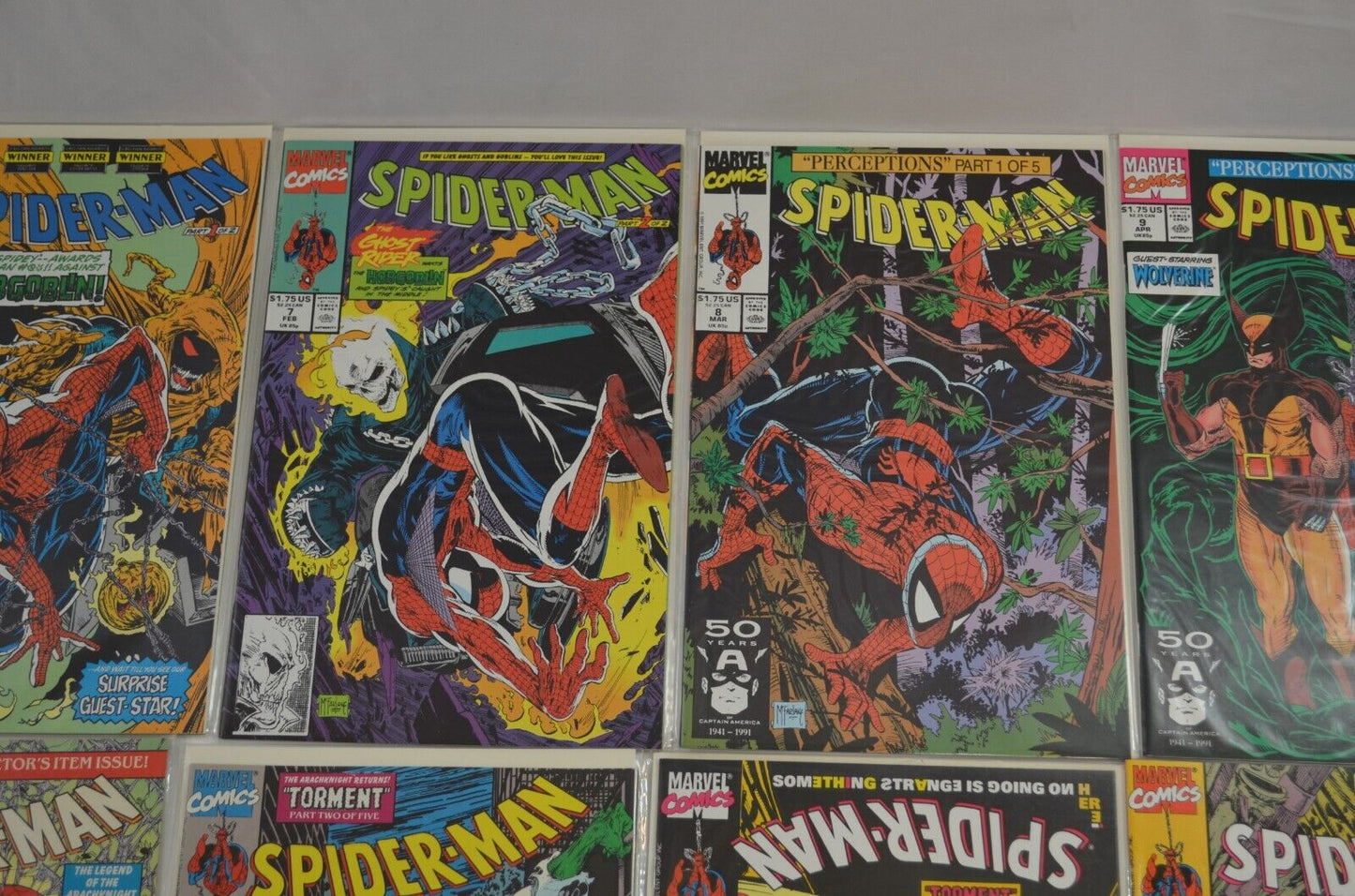 Spider-Man #1-71 Incomplete Run Marvel Comics 1990-96 Lot of 40 Comic Books VF