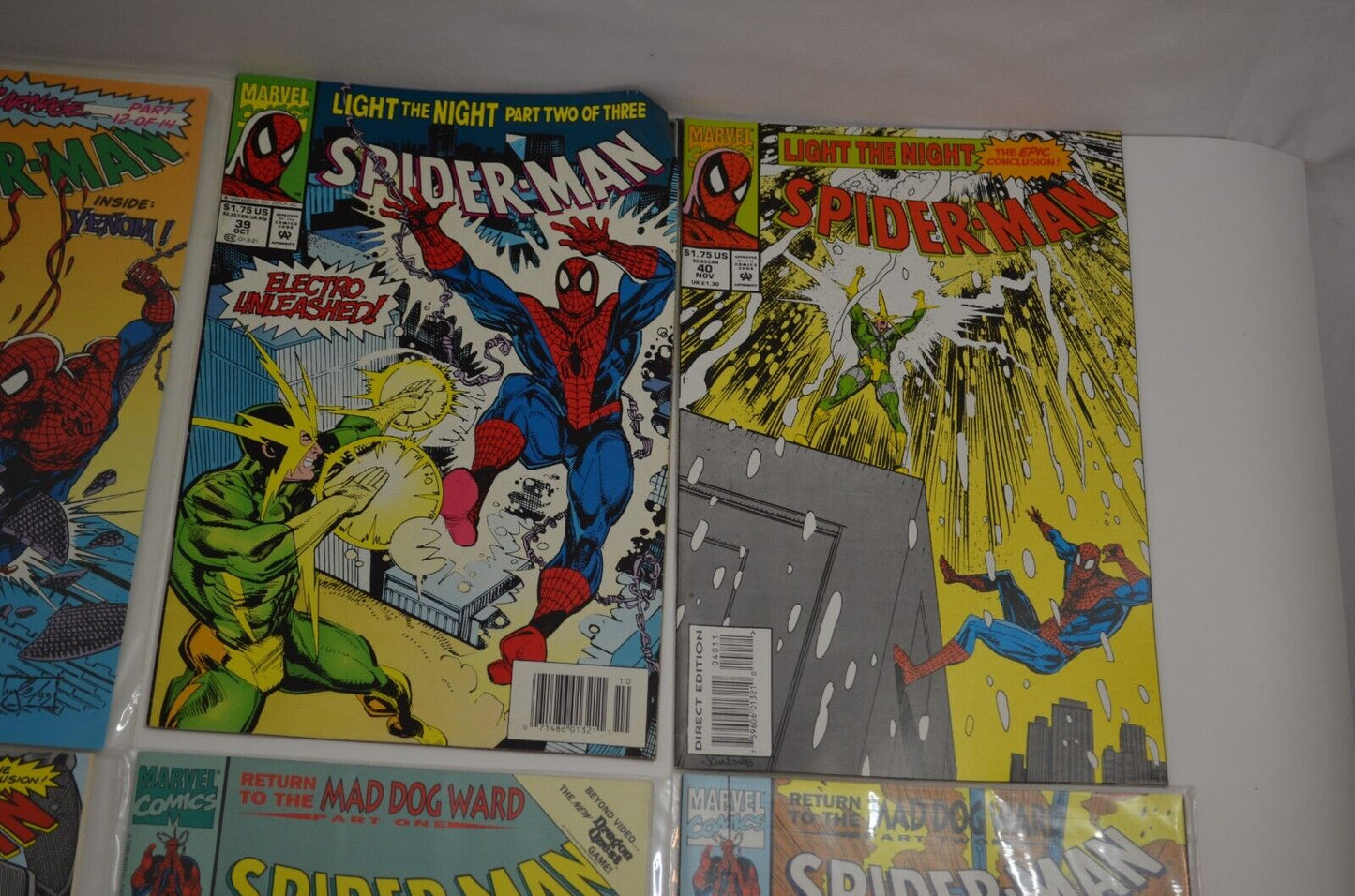 Spider-Man #1-71 Incomplete Run Marvel Comics 1990-96 Lot of 40 Comic Books VF