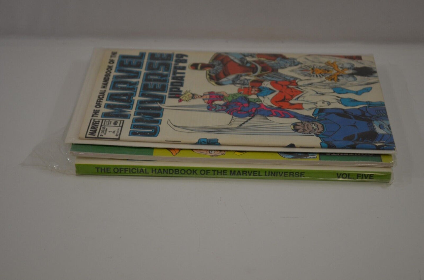 Official Handbook of Marvel Universe Comics 1983 Deluxe Vol. 5 7 TPB Lot CPVs