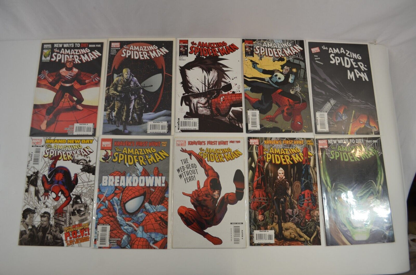 Amazing Spider-Man #45-58 #500-580 Run Lot 70+ Comics Marvel incl. 529 565 NM