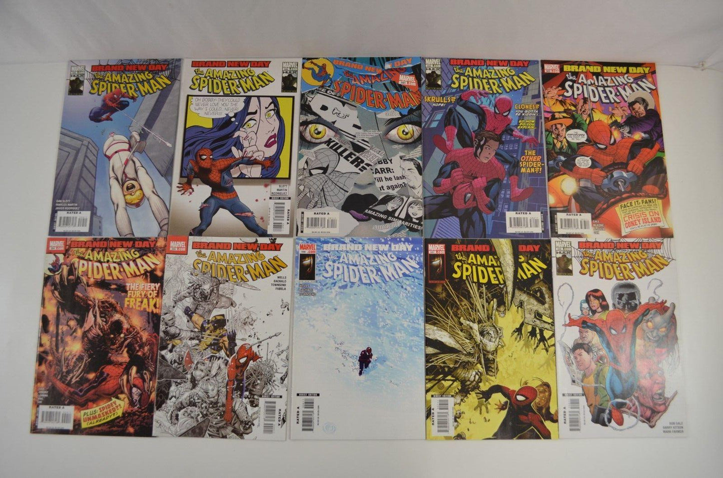 Amazing Spider-Man #45-58 #500-580 Run Lot 70+ Comics Marvel incl. 529 565 NM