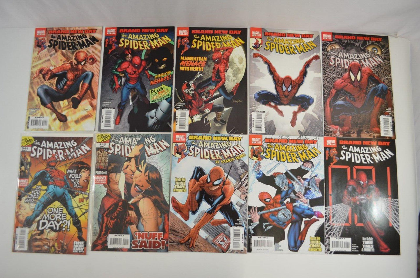 Amazing Spider-Man #45-58 #500-580 Run Lot 70+ Comics Marvel incl. 529 565 NM