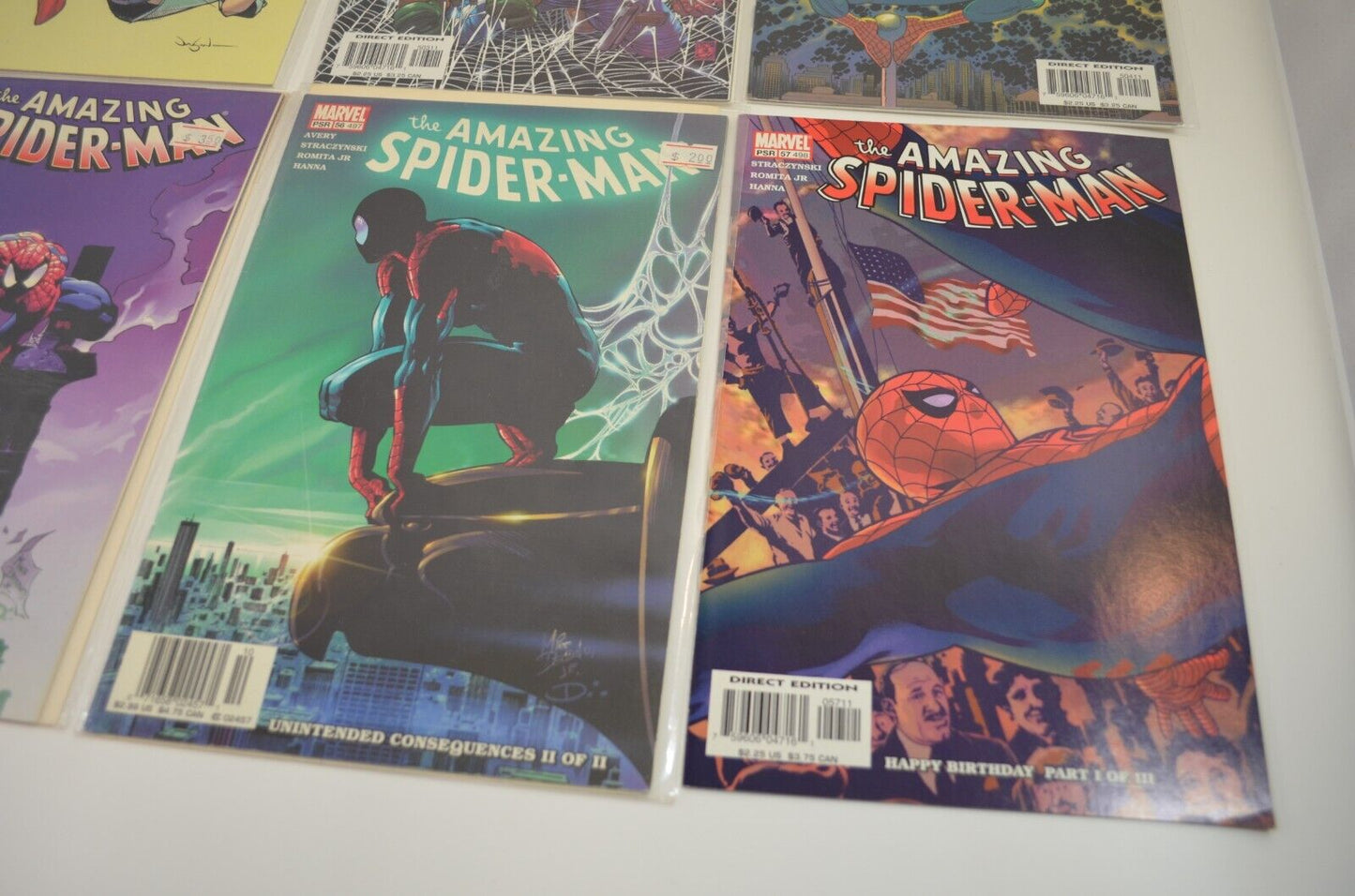 Amazing Spider-Man #45-58 #500-580 Run Lot 70+ Comics Marvel incl. 529 565 NM