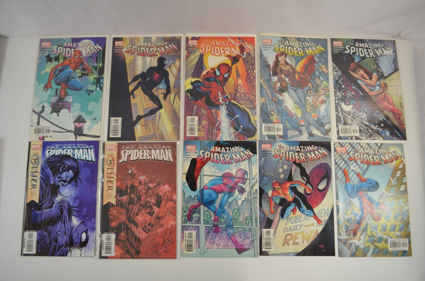 Amazing Spider-Man #45-58 #500-580 Run Lot 70+ Comics Marvel incl. 529 565 NM