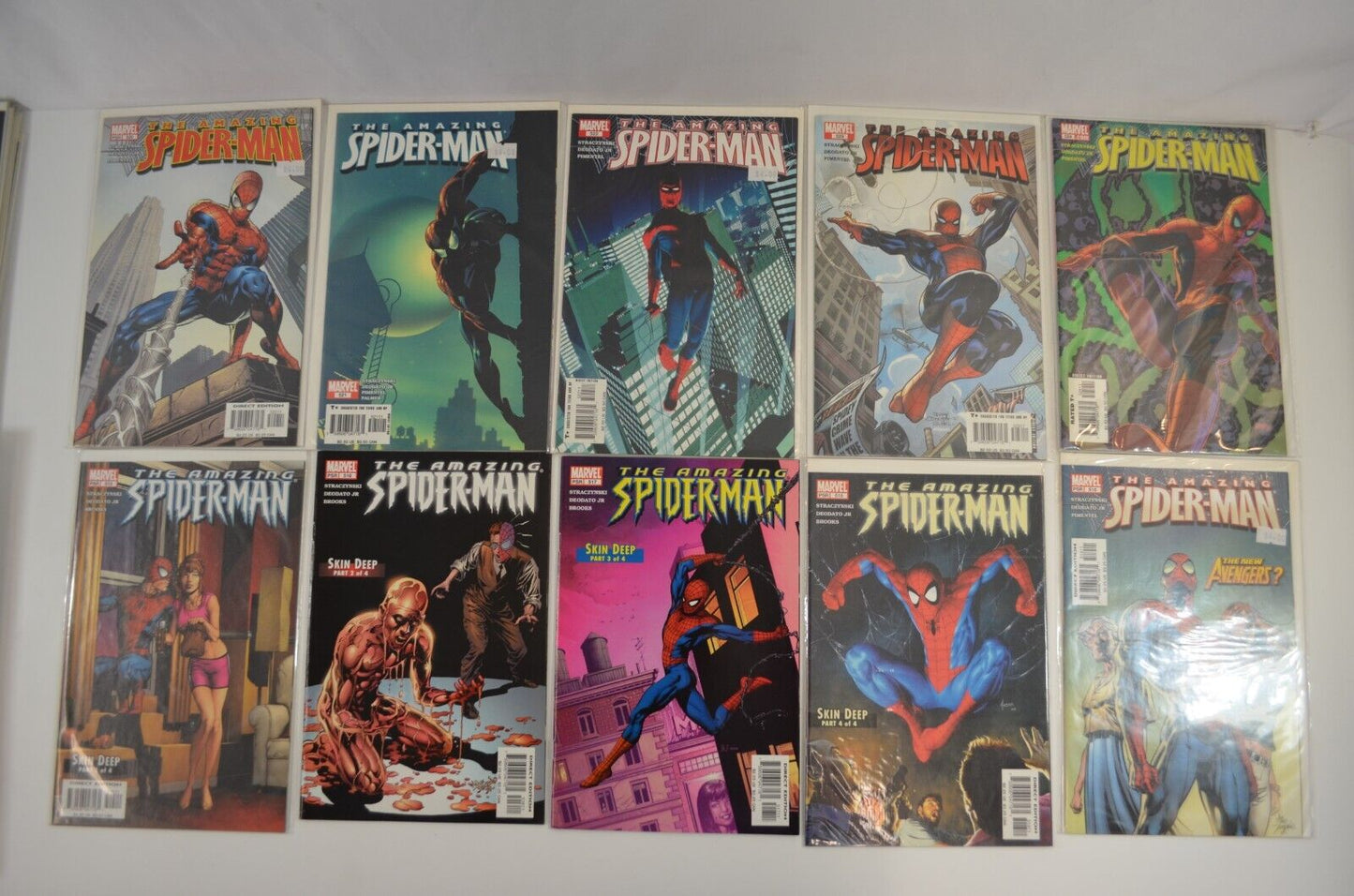 Amazing Spider-Man #45-58 #500-580 Run Lot 70+ Comics Marvel incl. 529 565 NM