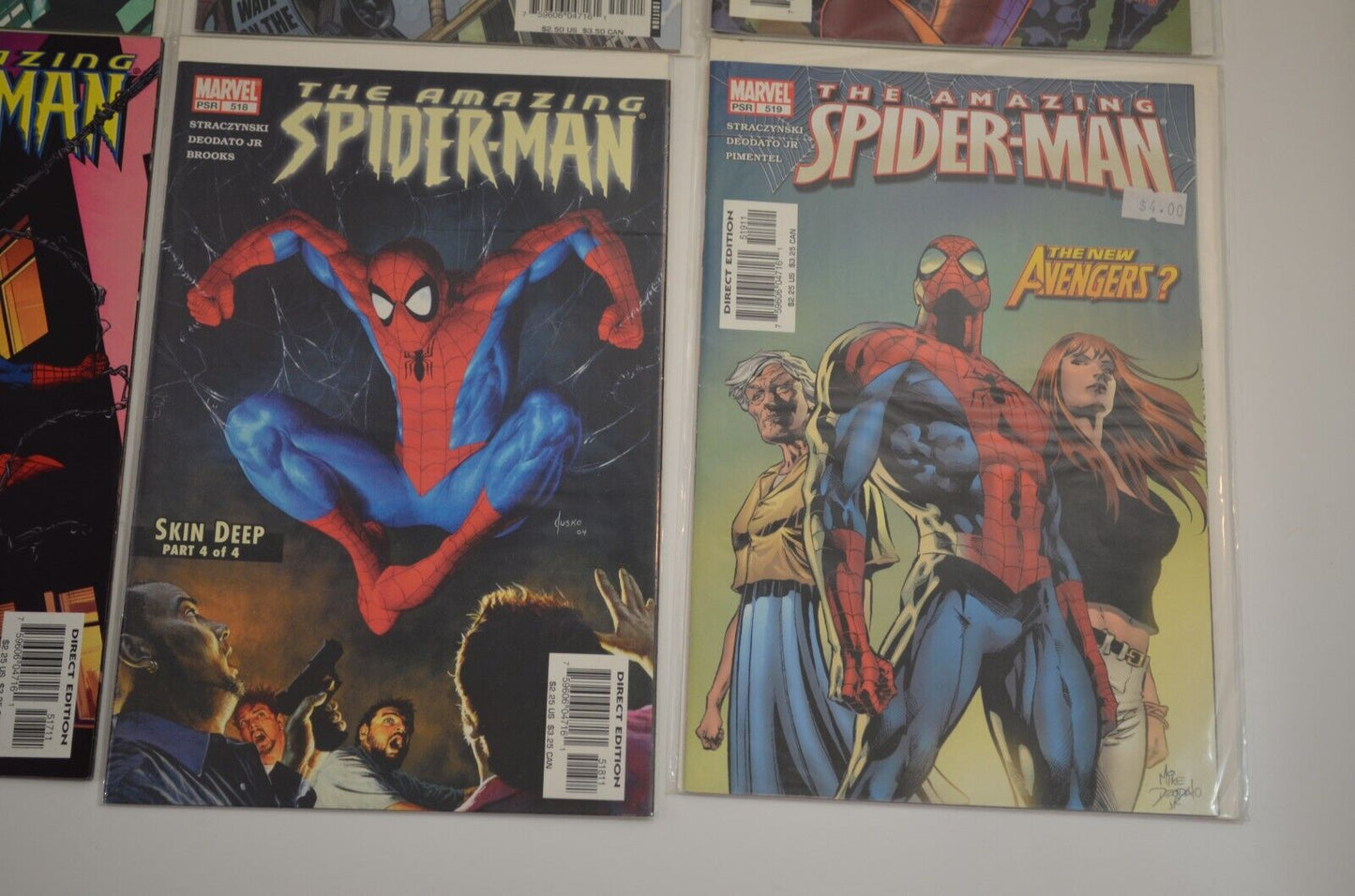 Amazing Spider-Man #45-58 #500-580 Run Lot 70+ Comics Marvel incl. 529 565 NM