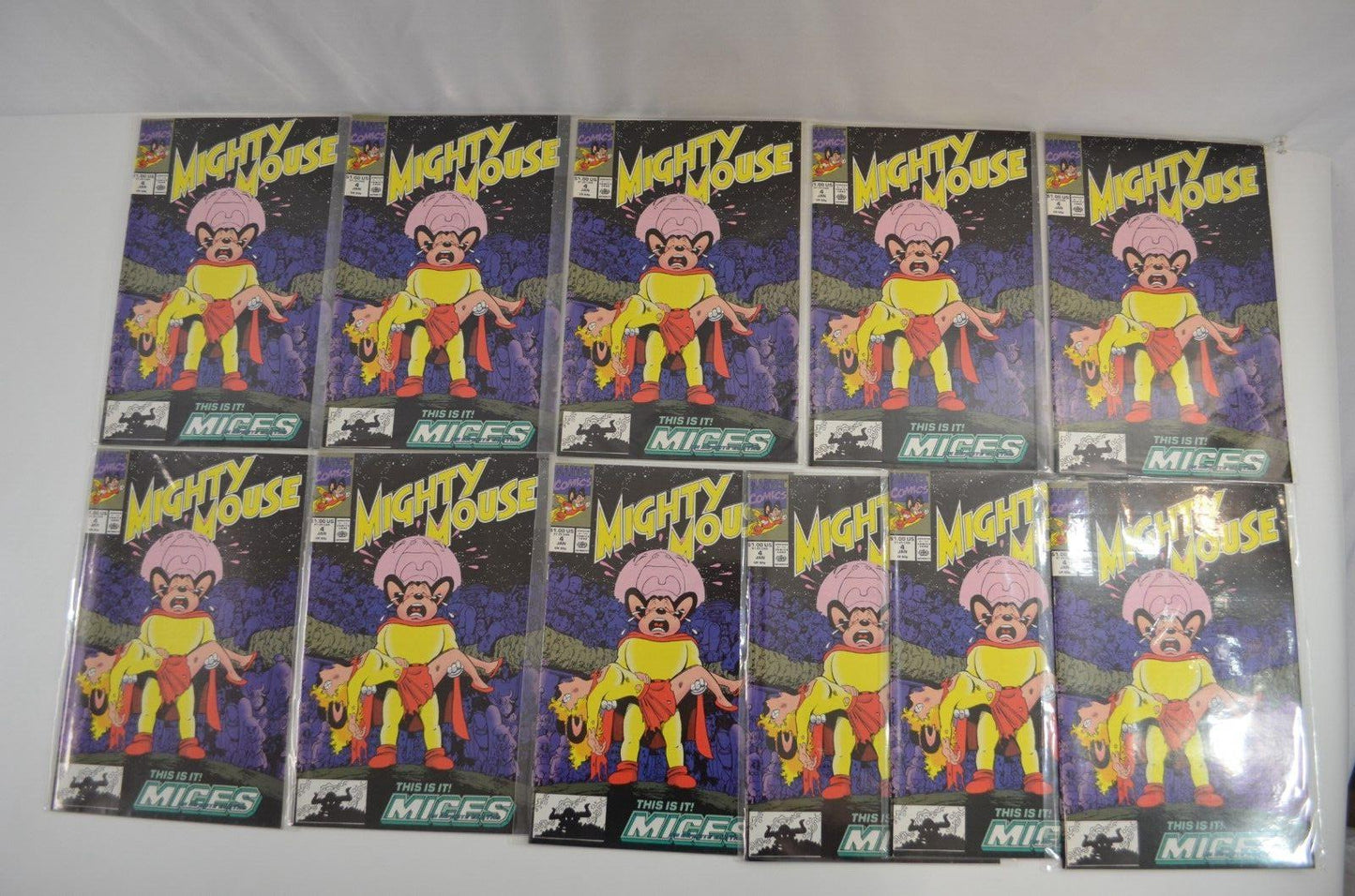 Mighty Mouse #1 2 3 4 1990-1991 Marvel Comic Book Lot of 23 NM- 9.2