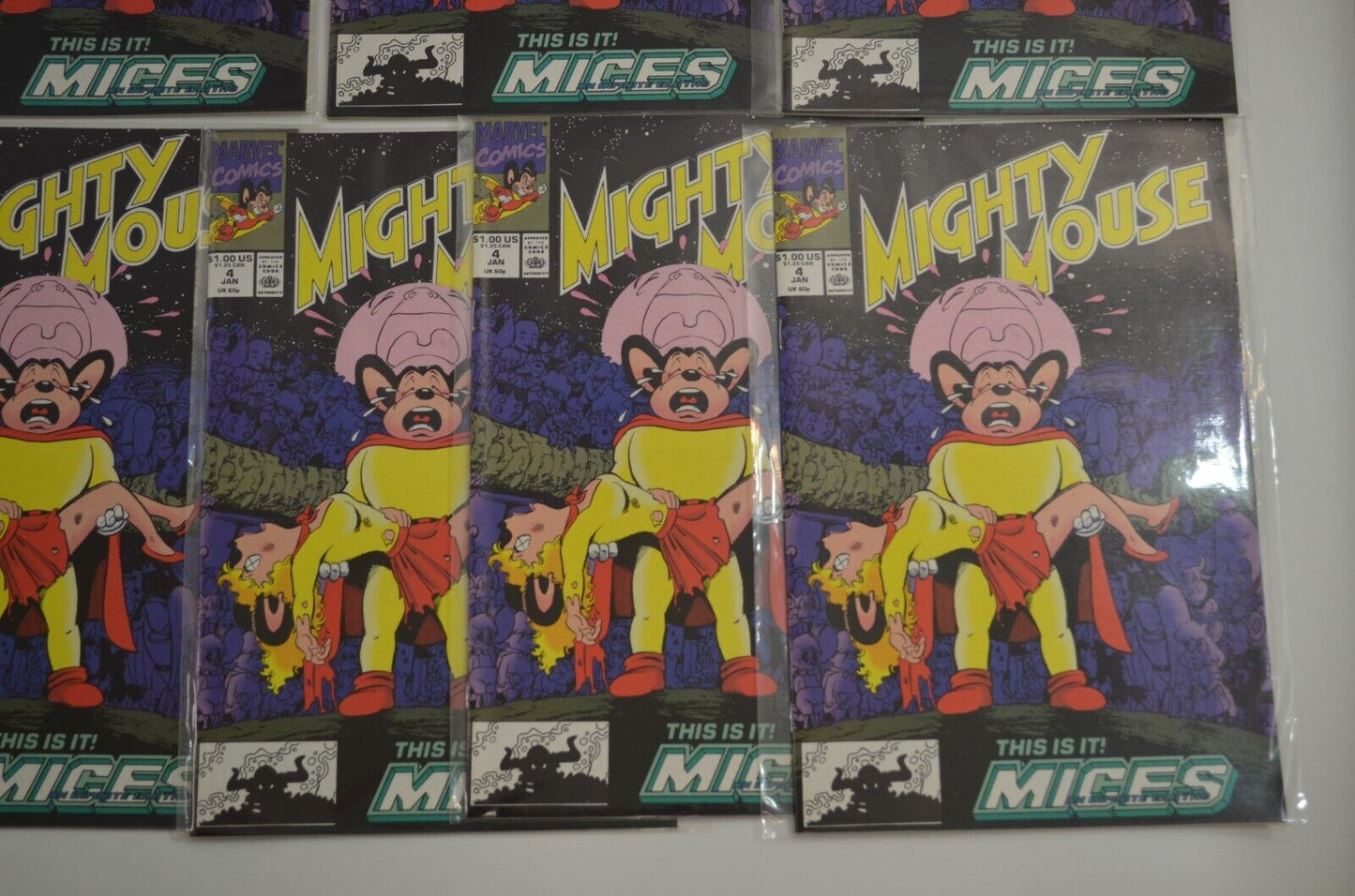 Mighty Mouse #1 2 3 4 1990-1991 Marvel Comic Book Lot of 23 NM- 9.2