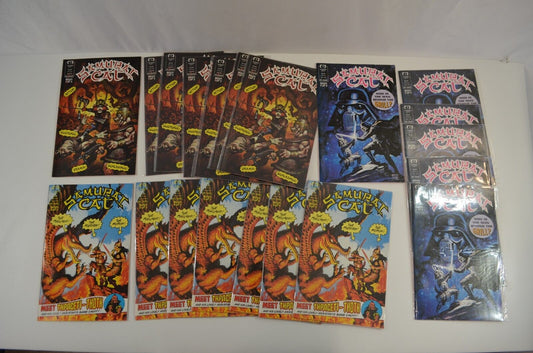 Samurai Cat #1 2 3 1991 Epic Comics Lot of 20 Multiple Copies NM- 9.2