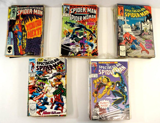 Spectacular Spider-Man Large RUN 60+ Comics from #103 to 244 Marvel LOT VF