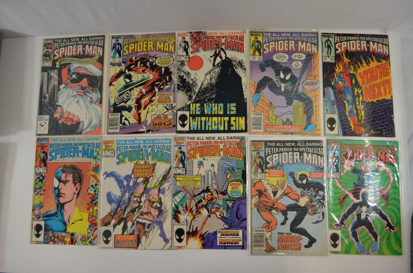 Spectacular Spider-Man Large RUN 60+ Comics from #103 to 244 Marvel LOT VF