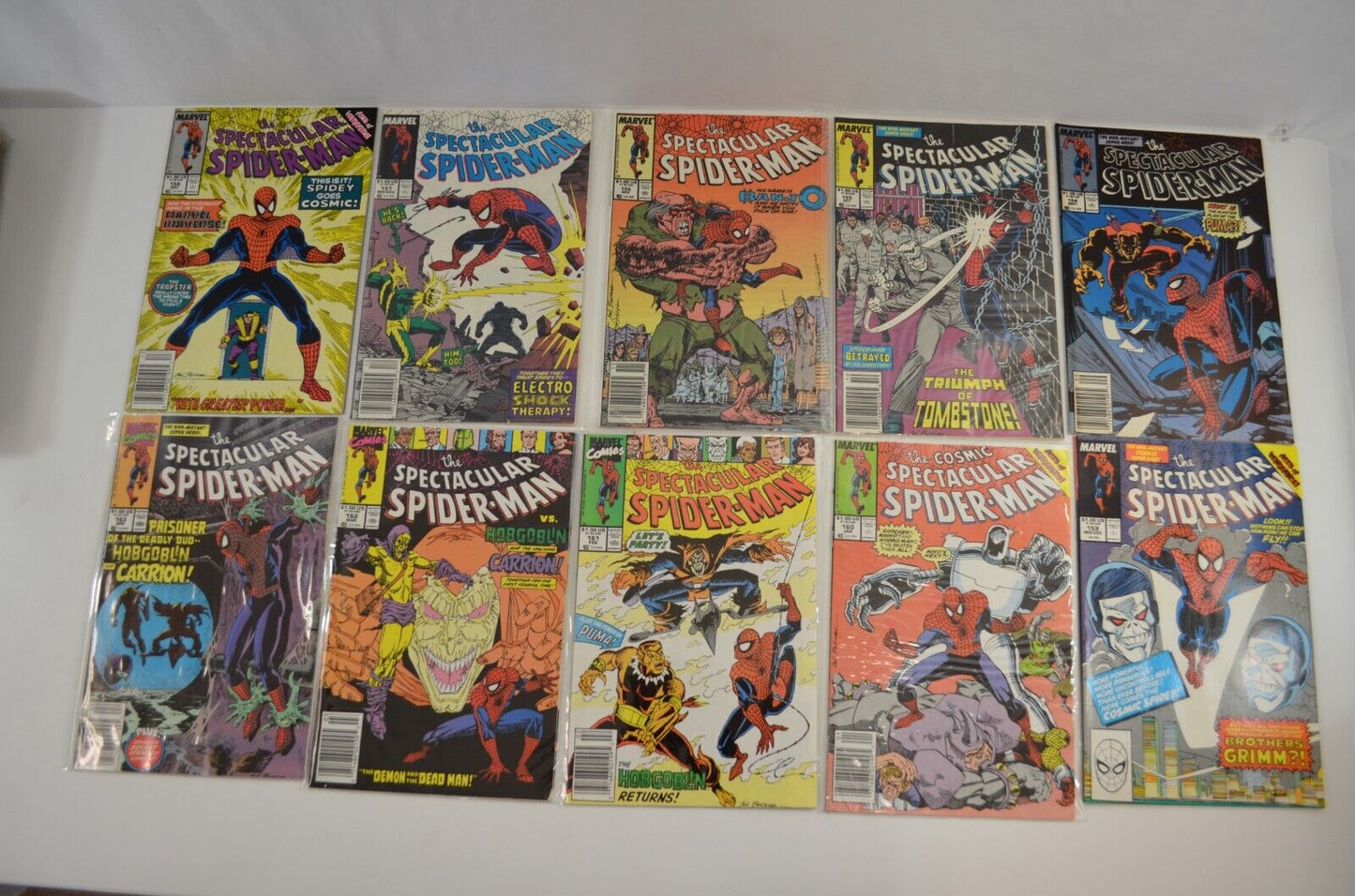 Spectacular Spider-Man Large RUN 60+ Comics from #103 to 244 Marvel LOT VF