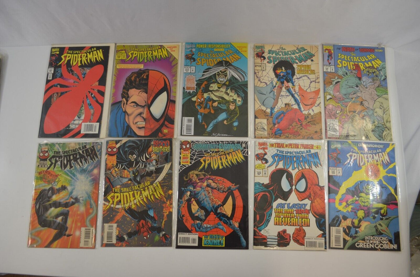 Spectacular Spider-Man Large RUN 60+ Comics from #103 to 244 Marvel LOT VF