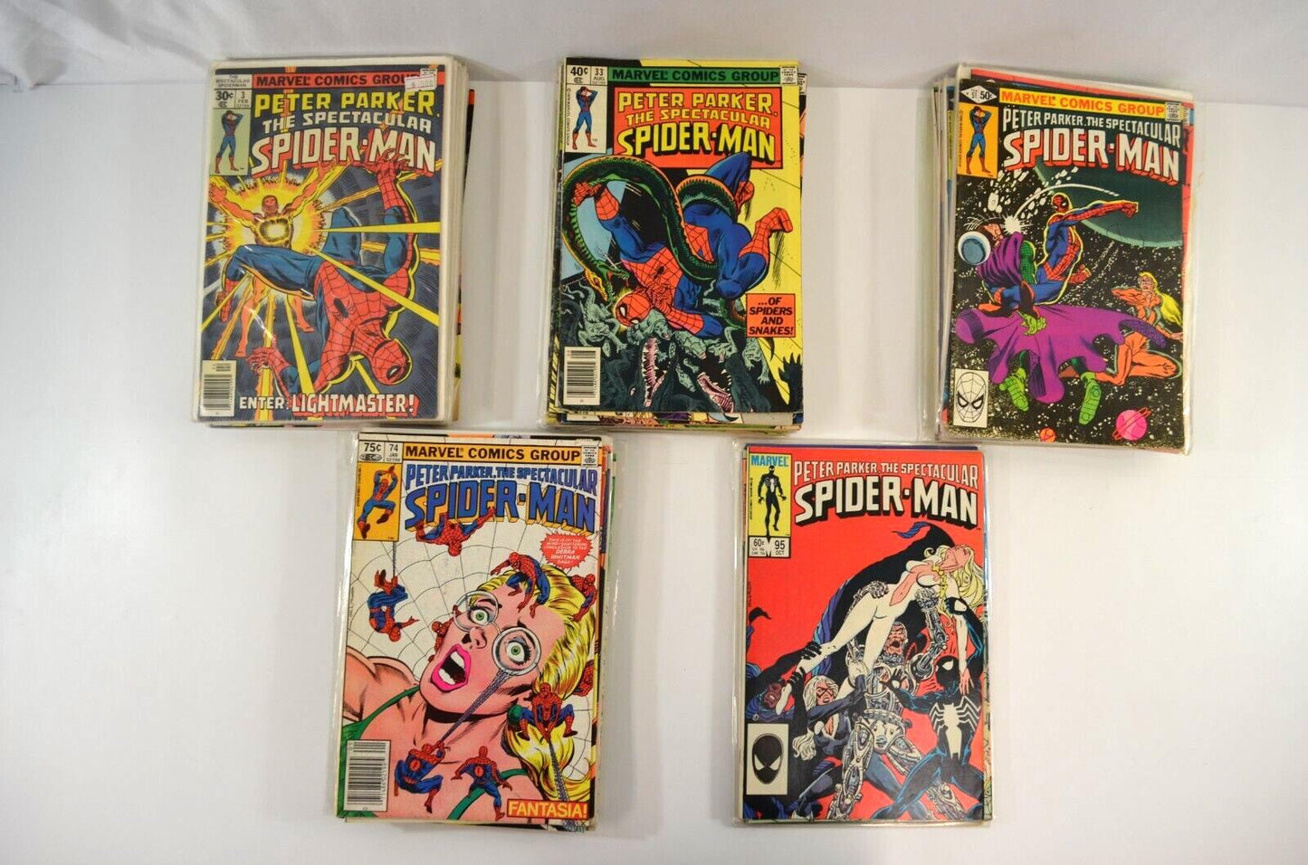 Spectacular Spider-Man #3 4 8 9 16 28-62 80-85 +more Marvel Comic LOT VG to VF+