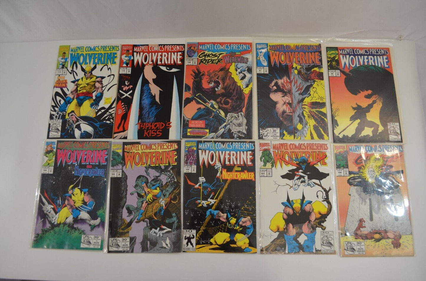 Marvel Comics Presents Wolverine 39-71 73-83 85-104 108 116 118 Comic LOT VF NM