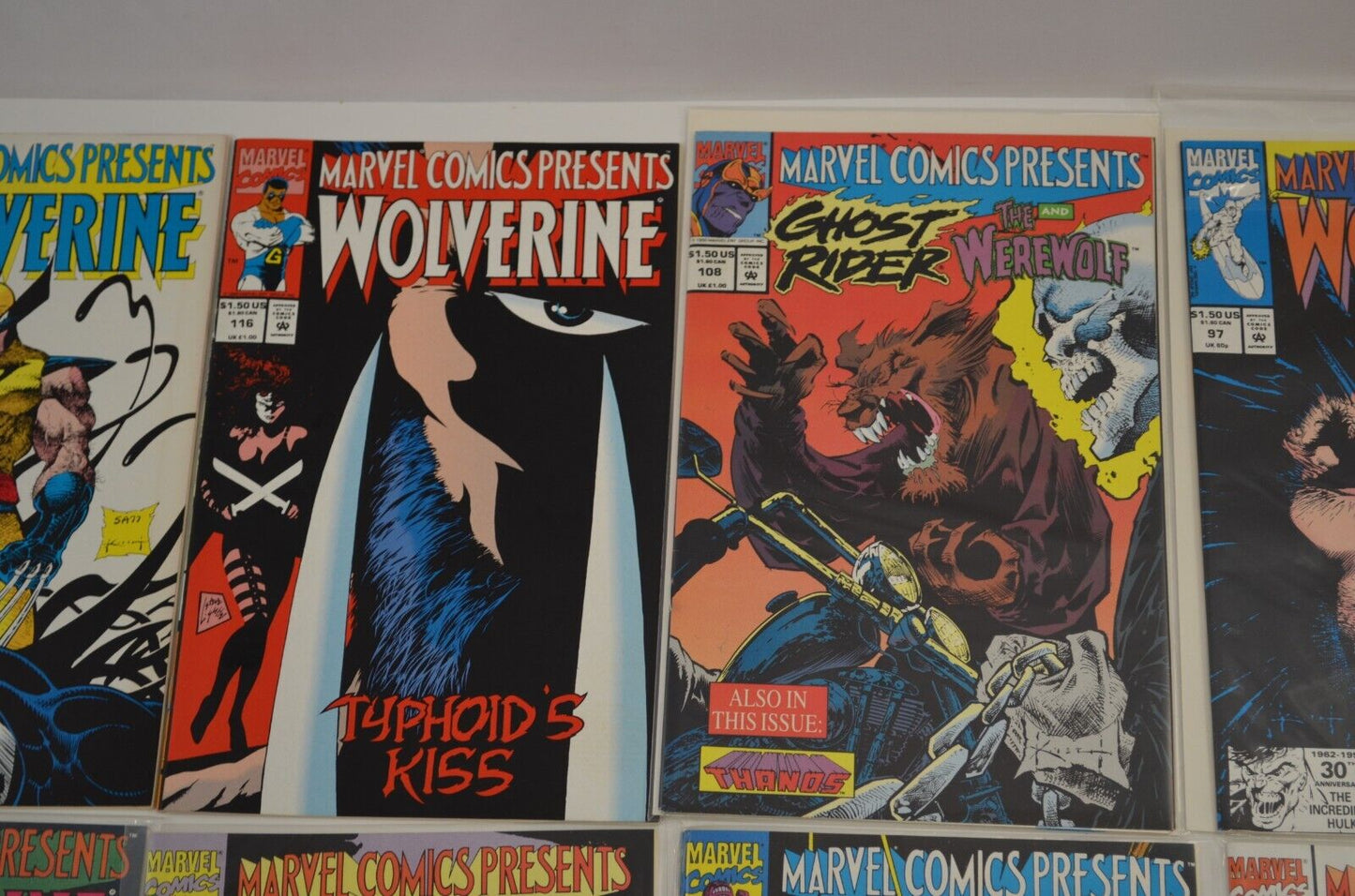 Marvel Comics Presents Wolverine 39-71 73-83 85-104 108 116 118 Comic LOT VF NM